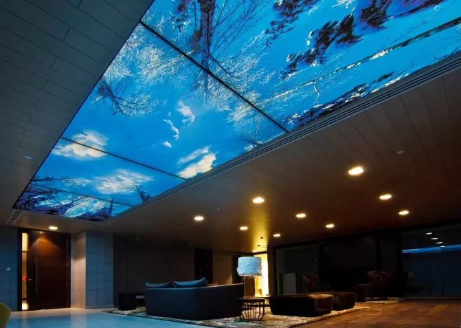 Натяжные потолки с фотопечатью