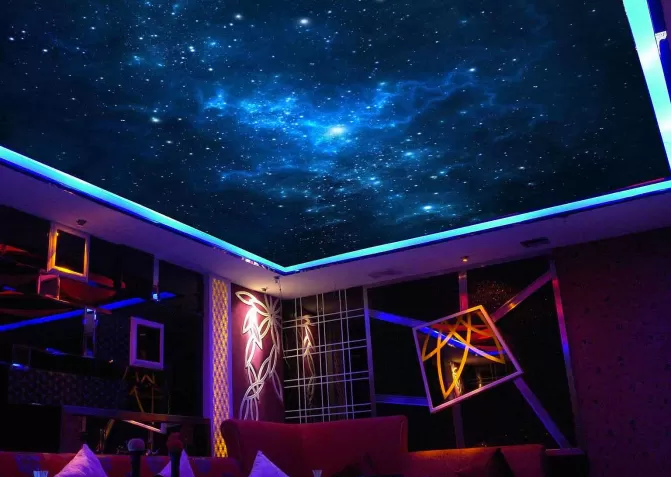 Натяжные потолки Звёздное небо
